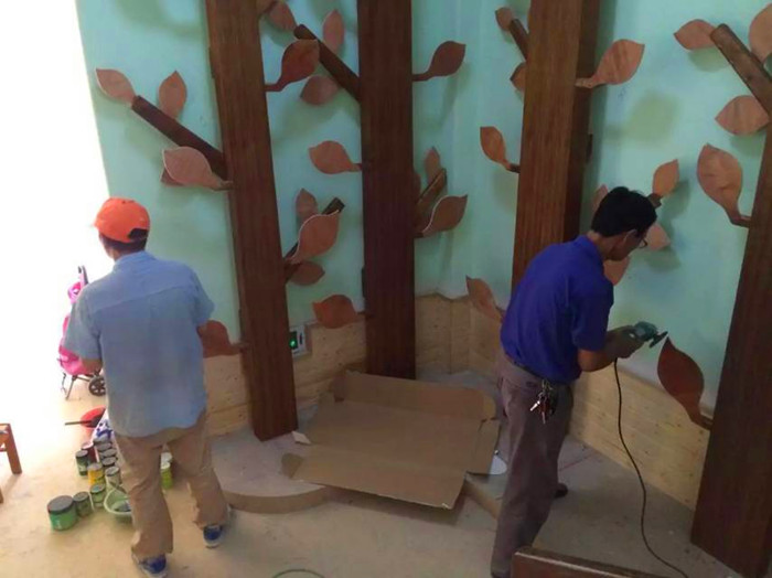 文化墙彩绘建设